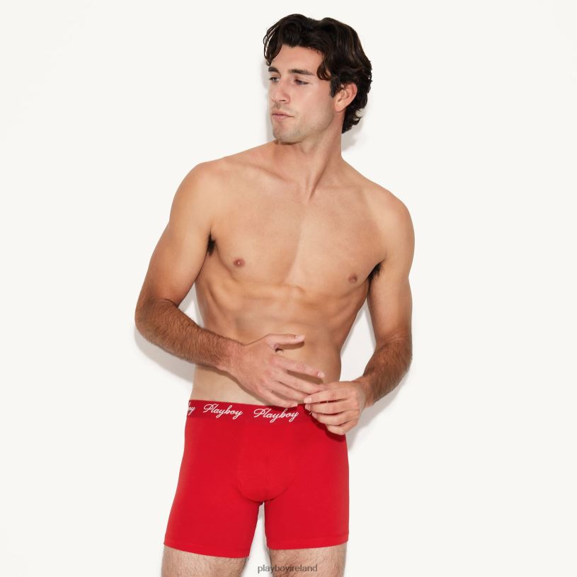Playboy Men The Basics Boxer Brief HBFB690 Clothing Red Playboy Men The Basics Boxer Brief HBFB690 Clothing Red