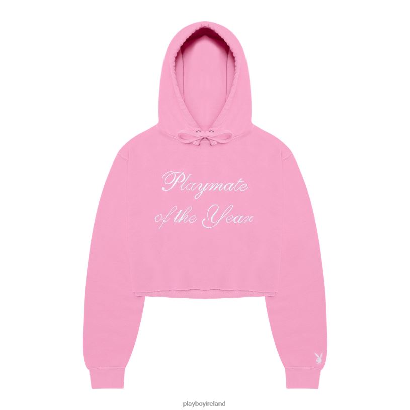 Playboy Women Playmate of the Year Hoodie Print HBFB1070 Clothing Pink/White Playboy Women Playmate of the Year Hoodie Print HBFB1070 Clothing Pink/White
